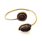 Bangle Blanks Antique Bronze Bracelet Blanks Cuff Blanks Adjustable Bracelet Antique Bronze Plated Brass (18x13mm and 10mm Blanks) G12856