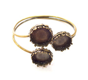 Bangle Blanks Antique Bronze Bracelet Blanks Cuff Blanks Adjustable Bracelet Blank Antique Bronze Plated Brass (16mm Blanks) G12859