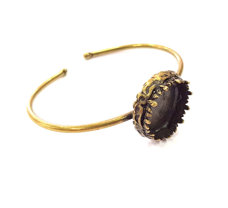 Bangle Blanks Antique Bronze Bracelet Blanks Cuff Blanks Adjustable Bracelet Blank Antique Bronze Plated Brass (20mm Blanks) G12860