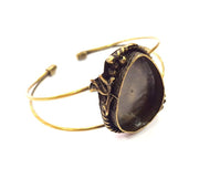 Bangle Blanks Antique Bronze Bracelet Blanks Cuff Blanks Adjustable Bracelet Blank Antique Bronze Plated Brass (30x22mm Blanks) G12861