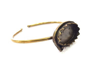 Bangle Blanks Antique Bronze Bracelet Blanks Cuff Blanks Adjustable Bracelet Blank Antique Bronze Plated Brass (30x16mm Blanks) G12864