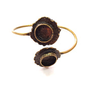 Bangle Blanks Antique Bronze Bracelet Blanks Cuff Blanks Adjustable Bracelet Blank Antique Bronze Plated Brass (13mm Blanks) G12869