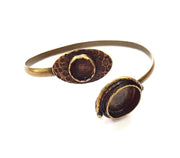 Bangle Blanks Antique Bronze Bracelet Blanks Cuff Blanks Adjustable Bracelet Blank Antique Bronze Plated Brass (16mm and 10mm Blanks) G12873