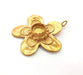 Raw Brass Pendant Blank Mosaic Base Blank inlay Blank Necklace Blank Resin Blank Mountings Cabochon Bezel Base  (10mm blank) G12894