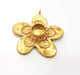 Raw Brass Pendant Blank Mosaic Base Blank inlay Blank Necklace Blank Resin Blank Mountings Cabochon Bezel Base  (10mm blank) G12894
