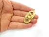 Raw Brass Pendant Blank Mosaic Base Blank inlay Blank Necklace Blank Resin Blank Mountings Cabochon Bezel Base  (10mm blank) G12901