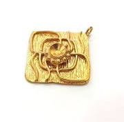 Raw Brass Pendant Blank Mosaic Base Blank inlay Blank Necklace Blank Resin Blank Mountings Cabochon Bezel Base  (6mm blank) G12904