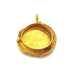 Raw Brass Pendant Blank Mosaic Base Blank inlay Blank Necklace Blank Resin Blank Mountings Cabochon Bezel Base  (20mm blank) G12942