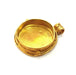 Raw Brass Pendant Blank Mosaic Base Blank inlay Blank Necklace Blank Resin Blank Mountings Cabochon Bezel Base  (25mm blank) G12952