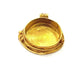 Raw Brass Pendant Blank Mosaic Base Blank inlay Blank Necklace Blank Resin Blank Mountings Cabochon Bezel Base  (25mm blank) G12952