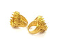 Raw Brass Ring Blank Bezel Settings Cabochon Base Mountings Adjustable Resin Blank  (20mm blank ) G12976