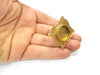 Raw Brass Ring Blank Bezel Settings Cabochon Base Mountings Adjustable Resin Blank  (20mm blank ) G12983