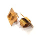Raw Brass Ring Blank Bezel Settings Cabochon Base Mountings Adjustable Resin Blank  (15x15mm blank ) G12984