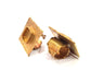 Raw Brass Ring Blank Bezel Settings Cabochon Base Mountings Adjustable Resin Blank  (15x15mm blank ) G12984