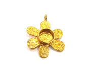 Raw Brass Pendant Blank Mosaic Base Blank inlay Blank Necklace Blank Resin Blank Mountings Cabochon Bezel Base  (10mm blank) G12986