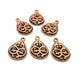 5 Drop Charm Antique Copper Charm Antique Copper Plated Metal (23x14mm) G13028