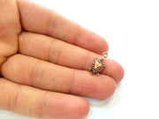 20 Turtle Charm Antique Copper Plated Metal (19x9mm) G13107