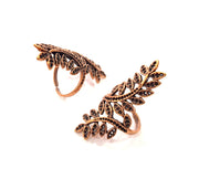 Copper Ring Settings inlay Ring Blank Mosaic Ring Bezel Base Cabochon Mountings ( 2 mm blank) Antique Copper Plated Brass G13303