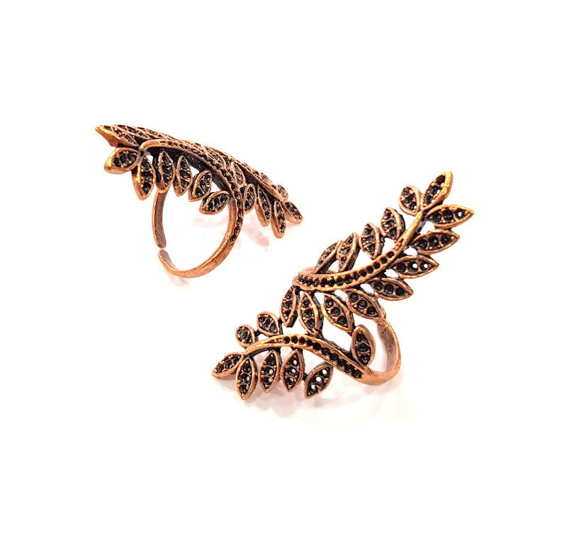 Copper Ring Settings inlay Ring Blank Mosaic Ring Bezel Base Cabochon Mountings ( 2 mm blank) Antique Copper Plated Brass G13303