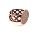 Copper Ring Settings inlay Ring Blank Mosaic Ring Bezel Base Cabochon Mountings ( 15 mm blank) Antique Copper Plated Brass G13330