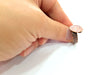 Copper Ring Settings inlay Ring Blank Mosaic Ring Bezel Base Cabochon Mountings ( 15 mm blank) Antique Copper Plated Brass G13385