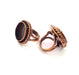 Copper Ring Settings inlay Ring Blank Mosaic Ring Bezel Base Cabochon Mountings ( 20 mm blank) Antique Copper Plated Brass G13394