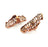 Copper Ring Blank Settings Ring Bezel Base Cabochon Mountings ( 3 mm blank) Antique Copper Plated Brass G13403