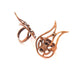 Copper Ring Blank Settings Ring Bezel Base Cabochon Mountings ( 5mm,3 mm blank) Antique Copper Plated Brass G13404