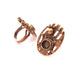 Copper Ring Settings inlay Ring Blank Mosaic Ring Bezel Base Cabochon Mountings ( 9 mm blank) Antique Copper Plated Brass G13412