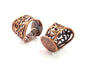Copper Ring Blank Settings Ring Bezel Base Cabochon Mountings ( 15 mm blank) Antique Copper Plated Brass G13426