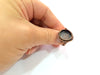 Copper Ring Settings inlay Ring Blank Mosaic Ring Bezel Base Cabochon Mountings ( 16 mm blank) Antique Copper Plated Brass G13432