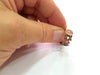 Copper Ring Blank Settings Ring Bezel Base Cabochon Mountings ( 10 mm blank) Antique Copper Plated Brass G15096