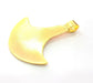 Large Axe Pendant Tribal Pendant Matte Gold Pendant (68x62mm)  G12172