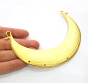 Large Collar Pendant Gold Pendant Gold Plated Metal (133x32mm)  G12173