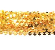 1mt Shiny Gold Flake Chain Gold Plated Brass Chain 1 Meter - 3.3 Feet   (4 mm) G12178