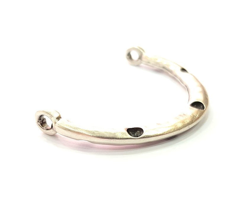 Silver Bangle Blank Component Bracelet Components Pendant Antique Silver Plated ( 4 mm blank )  G12186