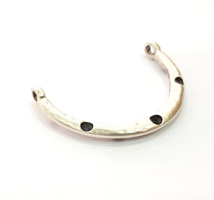 Silver Bangle Blank Component Bracelet Components Pendant Antique Silver Plated ( 4 mm blank )  G12186