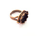 Copper Ring Settings inlay Ring Blank Mosaic Ring Bezel Base Cabochon Mountings ( 14 mm blank) Antique Copper Plated Brass G13461