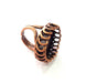 Copper Ring Settings inlay Ring Blank Mosaic Ring Bezel Base Cabochon Mountings ( 24x17 mm blank) Antique Copper Plated Brass G13467