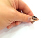 Copper Ring Settings inlay Ring Blank Mosaic Ring Bezel Base Cabochon Mountings ( 12x10 mm blank) Antique Copper Plated Brass G13473