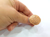 Copper Ring Blank Settings Ring Bezel Base Cabochon Mountings ( 30 mm blank) Antique Copper Plated Brass G13489