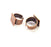 Copper Ring Blank Settings Ring Bezel Base Cabochon Mountings ( 15x15 mm blank) Antique Copper Plated Brass G13492