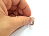 Copper Ring Blank Settings Ring Bezel Base Cabochon Mountings ( 10 mm blank) Antique Copper Plated Brass G13496