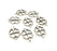 10 Clover Charm Silver Charms Antique Silver Plated Metal (23x16mm) G13552