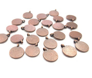 20 Antique Copper Charm Antique Copper Plated Metal (10mm) G12266