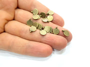 20 Antique Bronze Charm Antique Bronze Plated Metal  (8mm) G12270