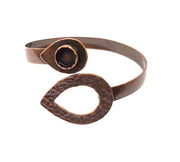 Copper Bracelet Blanks Bangle Blanks Cuff Blanks Adjustable Bracelet Blank Antique Copper Plated Brass ( 10mm Blanks ) G13560