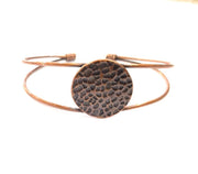 Copper Bracelet Blanks Bangle Blanks Cuff Blanks Adjustable Bracelet Blank Antique Copper Plated Brass ( 21mm Blanks ) G13585