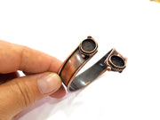 Copper Bracelet Blanks Bangle Blanks Cuff Blanks Adjustable Bracelet Blank Antique Copper Plated Brass ( 10mm Blanks ) G13684