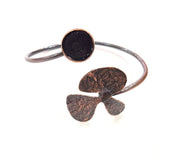 Copper Bracelet Blanks Bangle Blanks Cuff Blanks Adjustable Bracelet Blank Antique Copper Plated Brass ( 14mm Blanks ) G13600